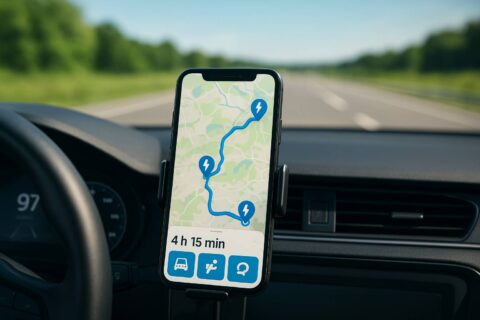 Routenplanung mit Ladestopps: Die besten Apps für die Langstrecke