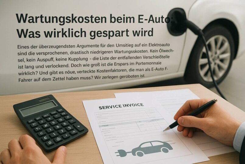 Wartungskosten beim E-Auto: Was wirklich gespart wird